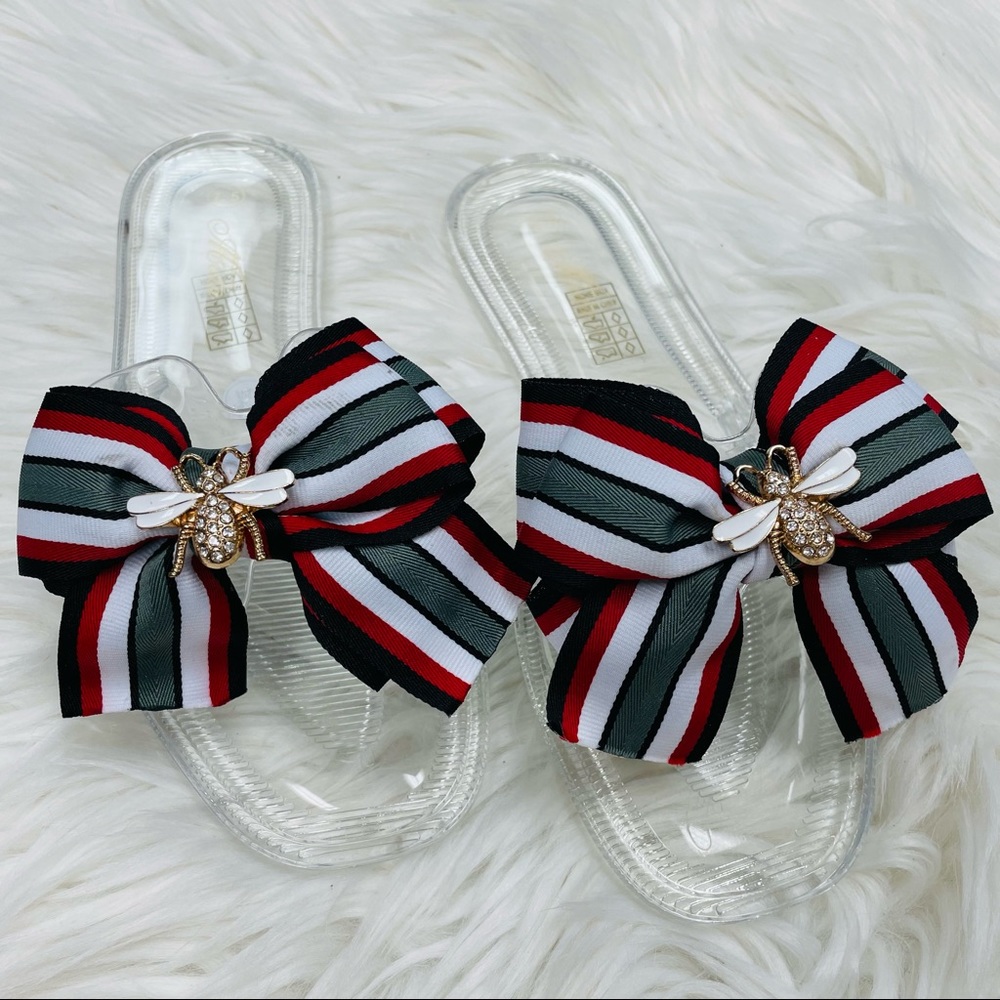 Clear bee bow sandal - Picture 5 of 5